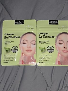 COS Collagen 2 Pack Eye Zone Mask - Green